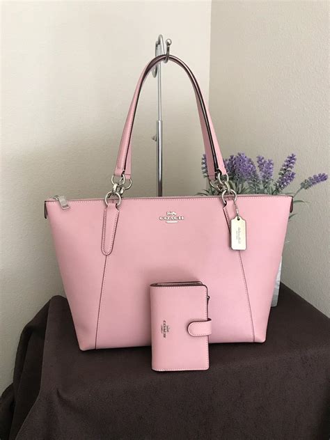 coach bags pink color.